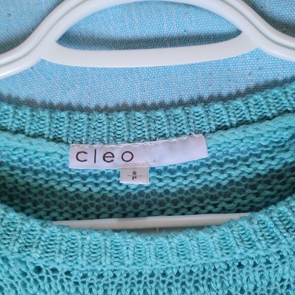 Cleo- Teal Knitted Sweter- Small - Picture 2 of 2
